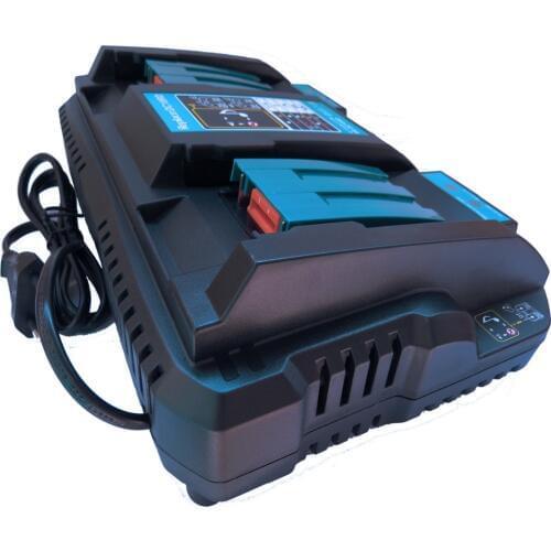 High quality Double Charger For Makita 14.4V 18V BL1830 Bl1430 DC18RC DC18RA EU Plug with double USB Port