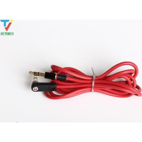 500pcs/lot High quality 4 to 4/3 to 3 Elbow Audio Cable 3.5mm Male to Male Detox/Pro Headphone Replacement Audio Extension Cable