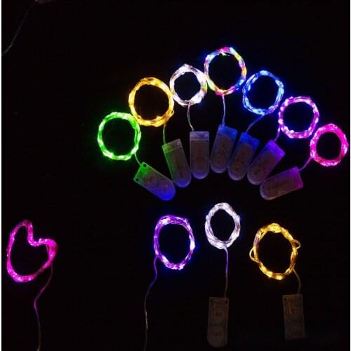 1pc Copper Wire Led Color Light String Christmas Light Decorations for Home Party Wedding Garland Navidad Holiday Lighting Decor