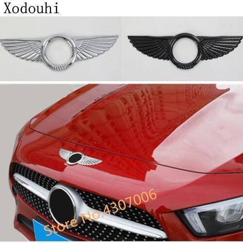 For Mercedes Benz A Class W177 A180 A200 A250 2019 2020 Car Styling Cover Trim Front Logo Mark Grid Grill Grille Racing 1pcs