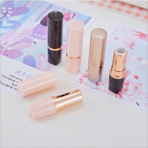 10/30/50pcs Round Gold/Pink/Black Lip Balm Container Lipstick Tube DIY Cosmetic Lip Gloss Bottle Makeup Lip Stick Pipe Travel