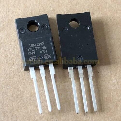 10Pcs STF18N60M2 or STP18N60M2 or STB18N60M2 18N60M2 TO-220F/220/263 13A 600V Power MOSFET