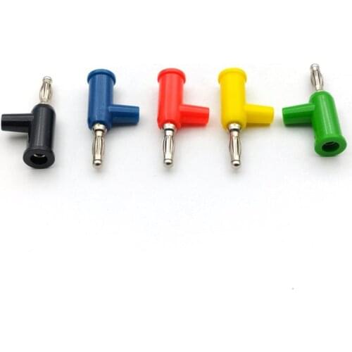 100pcs brass 4MM Banana Plug Screw Cable Lock Terminals for BINDING POST Probes