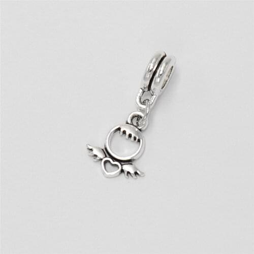 12pcs Angel Charms Beads Suitable for Womens Necklace Bracelet Pendants DIY Jewelry Making