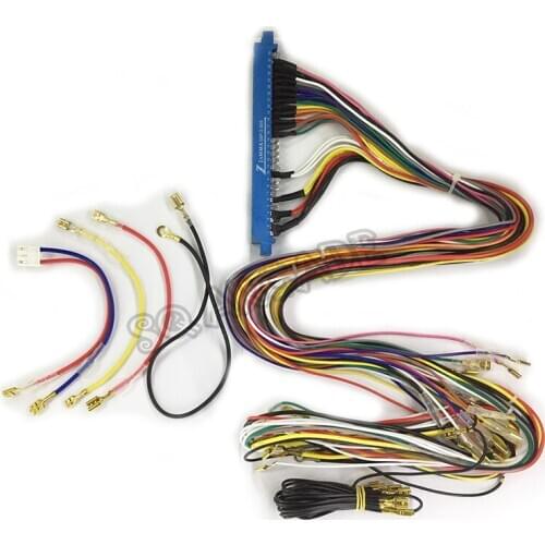 Arcade jamma cable full cooper custom 80cm full size 5 pin joystick button safety quality board wire harness