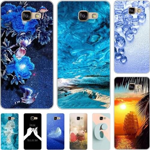 For Samsung Galaxy A5 2017 A520 A5 2016 A510 A 5 2015 A500 Cover Fashion Cool Cartoon Flower Capa Soft Silicone TPU Case