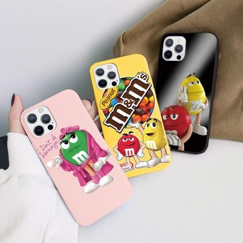 For Samsung Galaxy A52 A32 A72 A51 A50 A21S A12 A02S A20e A31 A30 A42 A41 A40 A71 A70 A91 A6 A7 A9 2018 Chocolate Beans TPU Case