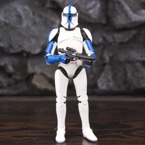 Star Wars Attack Of The Clones Phase I Clone Trooper Lieutenant The Mandalorian Remnant Stormtrooper 6" Action Figure Toys Doll
