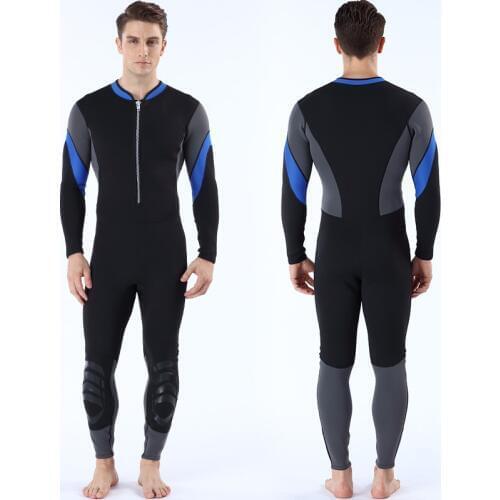 Brand 3mm wetsuits men spearfishing suit diving suit sweatsuit Fishing and hunting clothing Smooth leather waterproof waterproof
