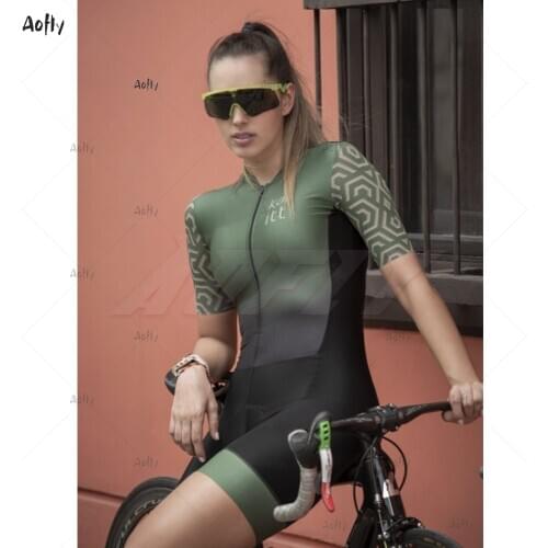 Kafitt Couples Cycling Clothing Skinsuit Sets Professional Jumpsuit Body Sexy Triathlon Macaquinho Ciclismo Feminino Maillot