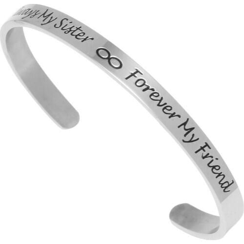 Hot selling European and American popular titanium steel tide bracelet C-shaped opening stainless steel bright surface fine poli