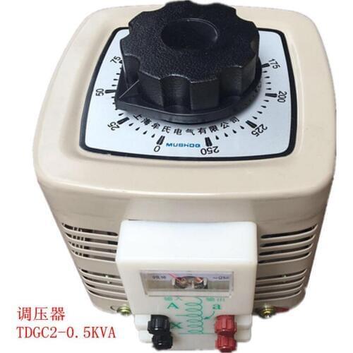 Voltage changer 500W all copper TDGC2-0.5KVA single phase 220V output 0-300V adjustable autotransformer