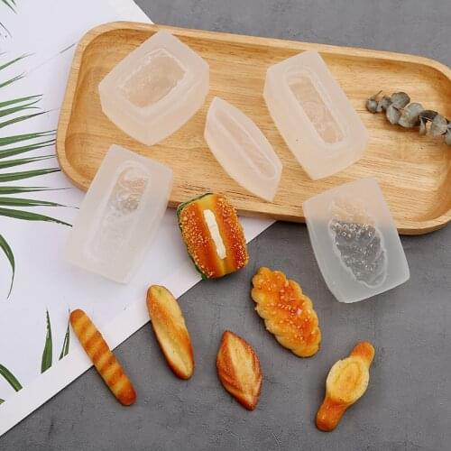 A Variety of Simulation Bread Silicone Molds Resin Mould Cake Decorating Tools Chocolate Mold Baking Accessories