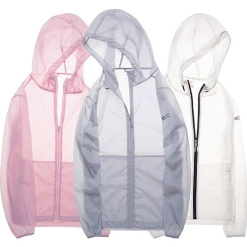 UPF40+ Sunscreen Clothing Ultra-Thin Breathable Anti-Ultraviolet Light Windbreaker Outdoor Fishing Hunting Clothes X646D