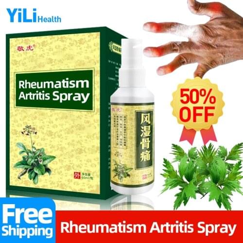 Rheumatic Bone Pain Counterpain Spray Herbal Wormwood Treatment Rheumatoid Arthritis Soreness Relief Health Care Liquid