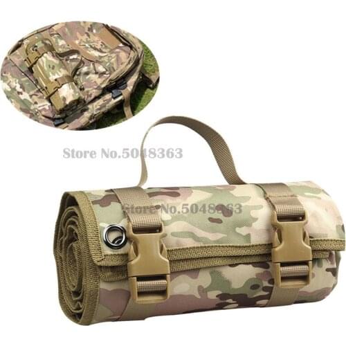 Roll-Up Shooting Mat Non-Slip Molle Outdoor Gun Portable Tactical Rifle Hunting Non-padded Mat