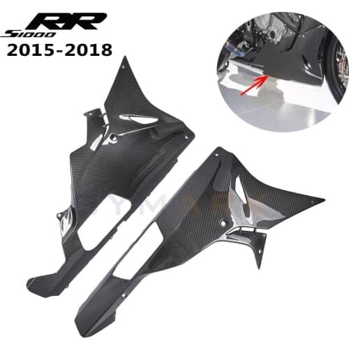 For BMW S1000RR S1000 RR 2015 2016 2017 2018 Motorcycle Parts Carbon Fiber Side Panel Lower Body Cover Fairing