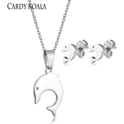 Dolphin Necklace Mori Style Simple Net Red Niche Design Necklace Pendant