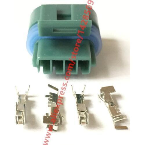 5 Sets 4 Pin Delphi Female Waterproof Automotive Wire Harness Connector 12162833 12162834 Mass Air Flow Sensor