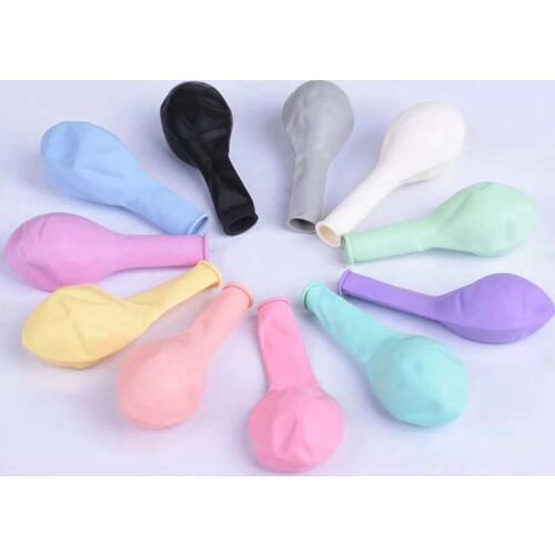 100pcs 10 inch Macaron Balloons Candy Color Latex Balloons Inflatable Balloon Baby Shower Girl Birthday Wedding Party Decoration
