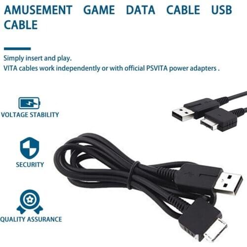 2 in 1 USB Charging Lead Charger Cable for Sony Playstation PS Vita