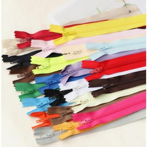 20 PCS/LOT Nylon Zipper 20cm CLOSE END for Sewing Accessories Pocket Wallet Clothing skirt Pillow Cushion
