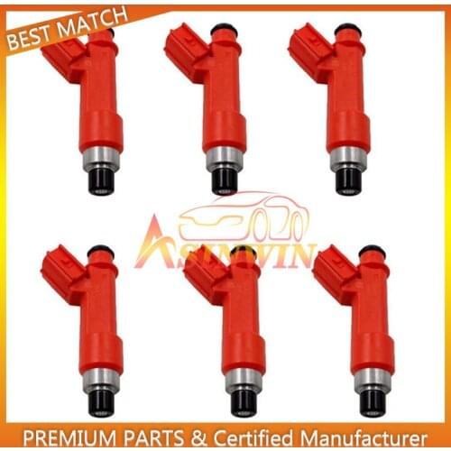 6pcs Video in 8x With plugs E85 High performance 850cc 1001-87F90 For New Toyota supra 1jzget 2JZGTE engine motor fuel injector