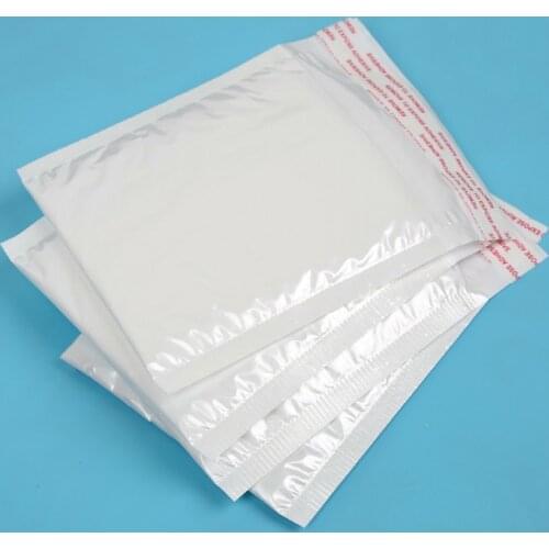 White Foam Envelope Bag Mailers Padded Shipping Envelope with Bubble Mailing Bag Packaging Closet Organizer Storage Bags 15*18