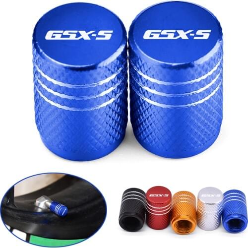 For Suzuki RM125 GSXS750 GSXR 600 750 SFV SV 650 TL1000S Motorcycle Accessorie Wheel Tire Valve Stem Caps CNC Airtight Covers