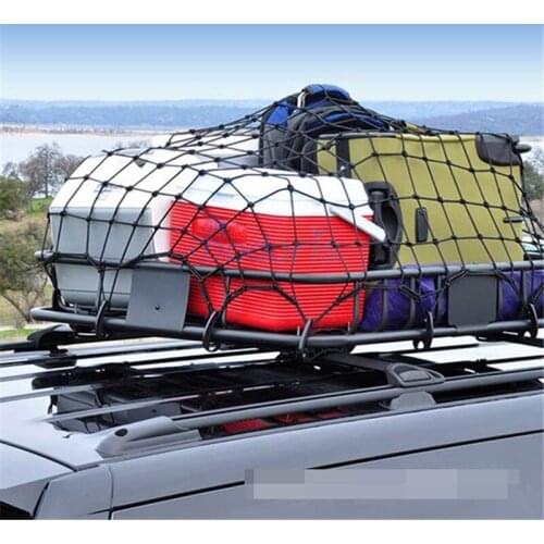 For Volkswagen VW Tiguan 2009-2015 2016 2017 2018 120x90cm Car Roof Racks Cargo Nets storage fixed Luggage Mesh Cover Accessory