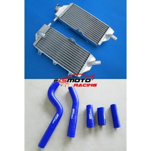 For YAMAHA YZF250 YZ250F YZ 250F 10-13 11 12 2011 2012 2013 Aluminum radiator +Red hose