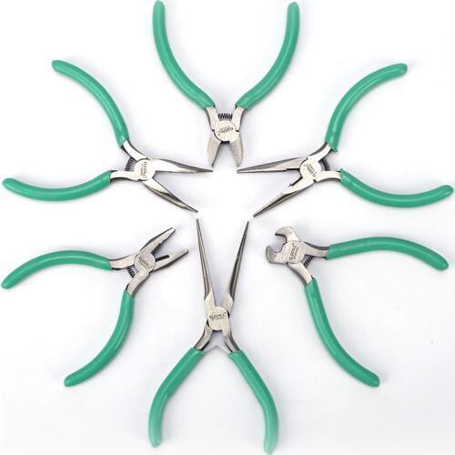 ELECALL Multifunction Cutter Cutting Nippers Pliers Mini Pliers Tweezers Clamps Multi-purpose green
