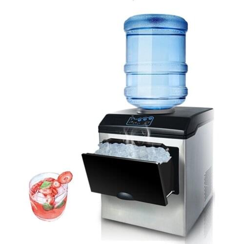 Electric Bullet Ice Maker Desktop Ice Making Machine For Barreled Water Inflow Ice Cube Maker