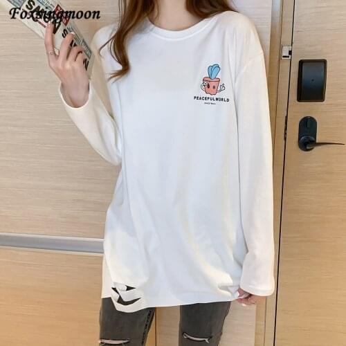 Foxsingmoon Women's Plain T-shirts