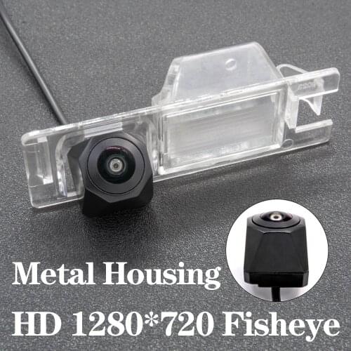 HD 1280*720 Fisheye Metal Housing Car Rear View Camera For Alfa Romeo Stelvio Romeo Brera Spider GTV Brera Coup Nuovo Spider