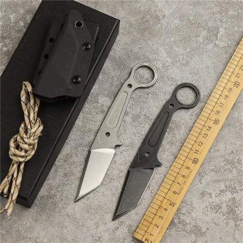 Outdoor camping tool knife tactical camping survival straight knife one-piece steel fixed blade equipment EDC