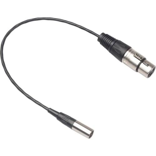 0.3-3M Mini XLR 3 Pin Male To 3 Pin Video Cable Male/Female for Blackmagic Pocket Cinema 4K Camera Audio Line