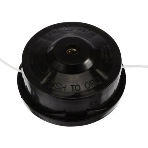 Universal Nylon Brush Cutter Head Lawn Mower Bump Spool Grass Trimmer Head Thread Line Black For Garden Tool