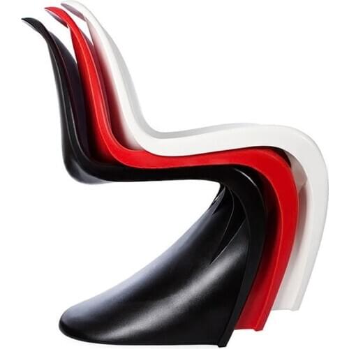 Nordic modern minimalist stackable leisure creative outdoor negotiation reception office computer book chair