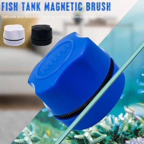 Magnetic Aquarium Fish Tank Brush for Clean Glass Window Algae Scraper Cleaner Pet Fish Aquarium Accessories Cleaning Tools