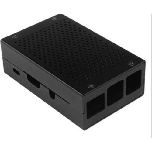Metal motherboard shell for Raspberry Pi 3 gb with fan box cooling accessories