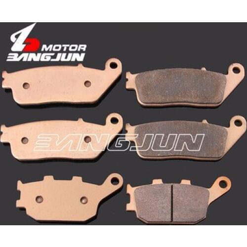 Motorcycle Front Rear Metal Brake Pads For HONDA CB600 2000-2006 CBR600 1995-1998