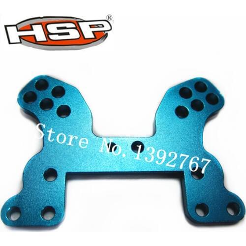 HSP TROIAN METEOR Upgrade Parts 285023 Billet Alum.Rear Shock Tower For 1/16 RC Model Off-Road Buggy 4WD CNC