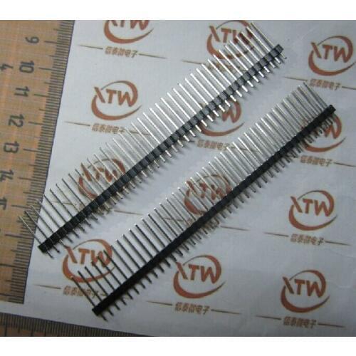 10pcs 40Pin 17mm 2.54mm pitch single row needle single needle single needle straight pin connectors