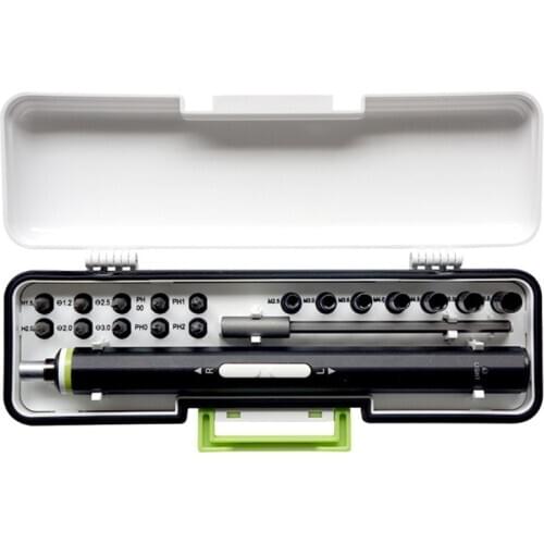 19PC/Set Mini Portable Electric Screwdriver USB Charging Screw Driver Repair Set