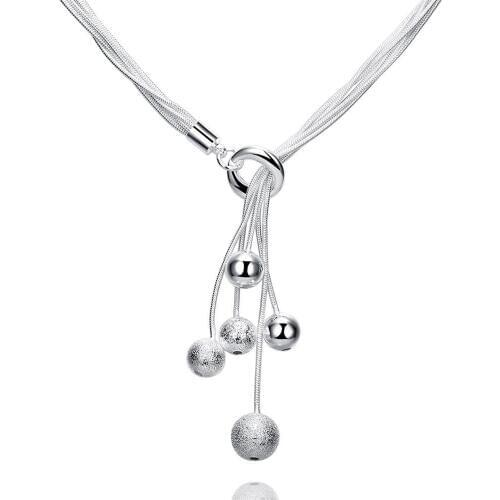 New Design Silver Plated Necklace For Women Low Price Silver Plated Jewelry Wedding Party