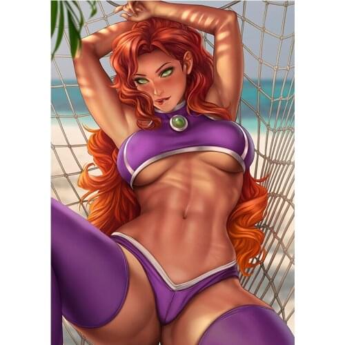 Beach Volleyball Lady Canvas Art Poster Anime Sexy Girl Print Custom HD Hanging Pictures Wall Painting for Living Room Bedroom