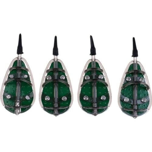 Fishing Inline Method Feeder Set 30g 40g 50g 60g Fishing Bait Cage