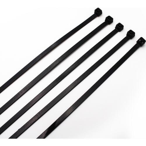 Self-locking Plastic Nylon Fasten Zip Wire Wrap Strap100pcs/bag Various Specifications White/Black