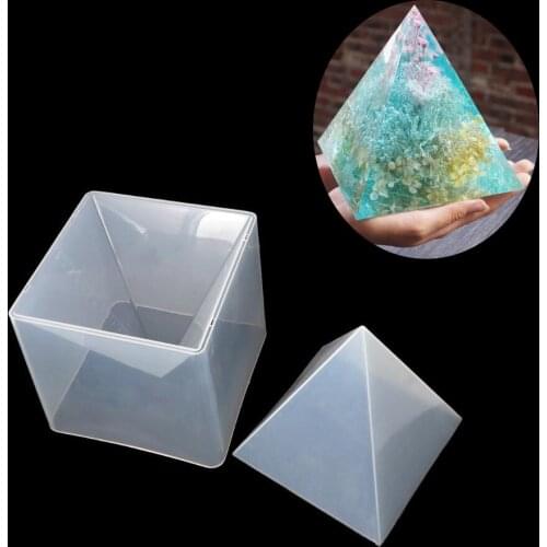 15cm super big pyramid Triangle Fashion Silicone Mould DIY Resin Decorative Craft Jewelry Making Mold tools epoxy resin molds